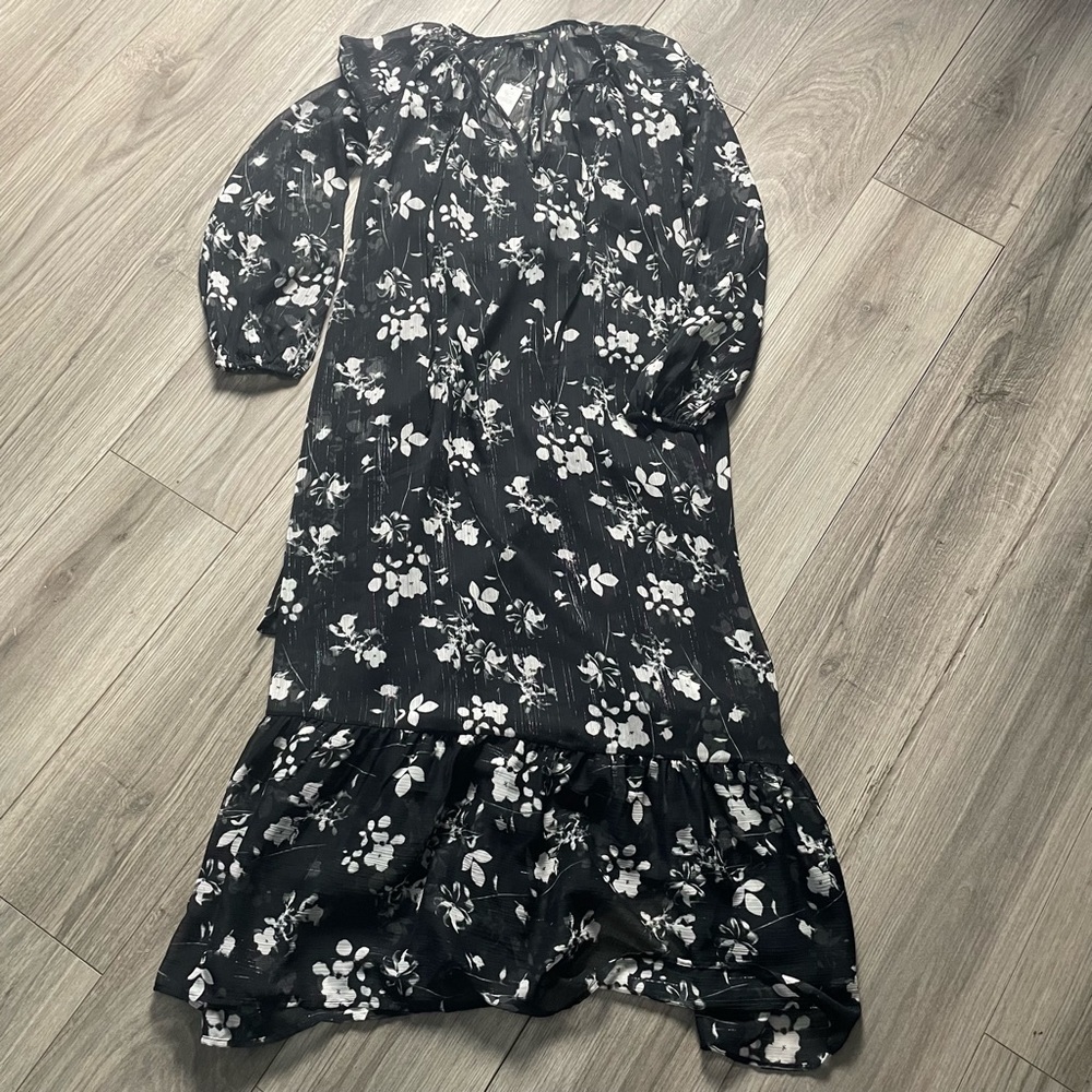 Banana Republic Deep‎ V-Neck Maxi Dress, Size XS New
